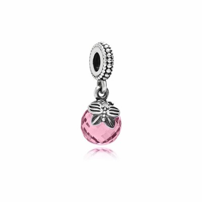 Pandora Morning Butterfly Dangle with Pink Zirconia