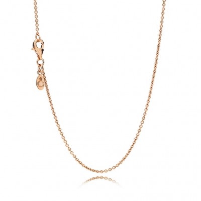 Pandora Necklace Chain, Sterling Silver & 14K Rose Gold