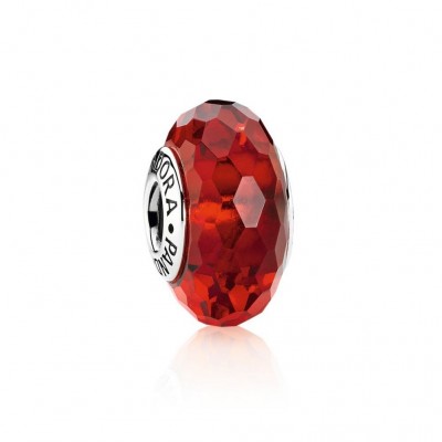 Pandora Fascinating Red, Murano Glass