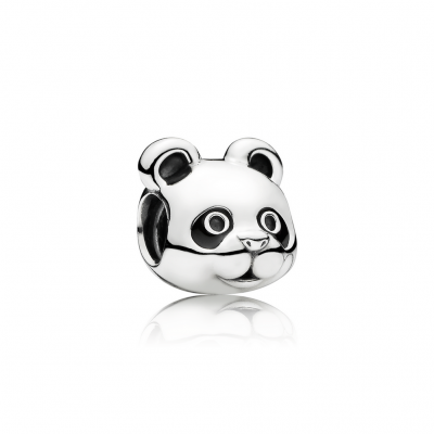 Pandora Peaceful Panda, Black Enamel